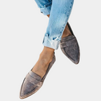 Damen Loafer im Wildleder-Look 1