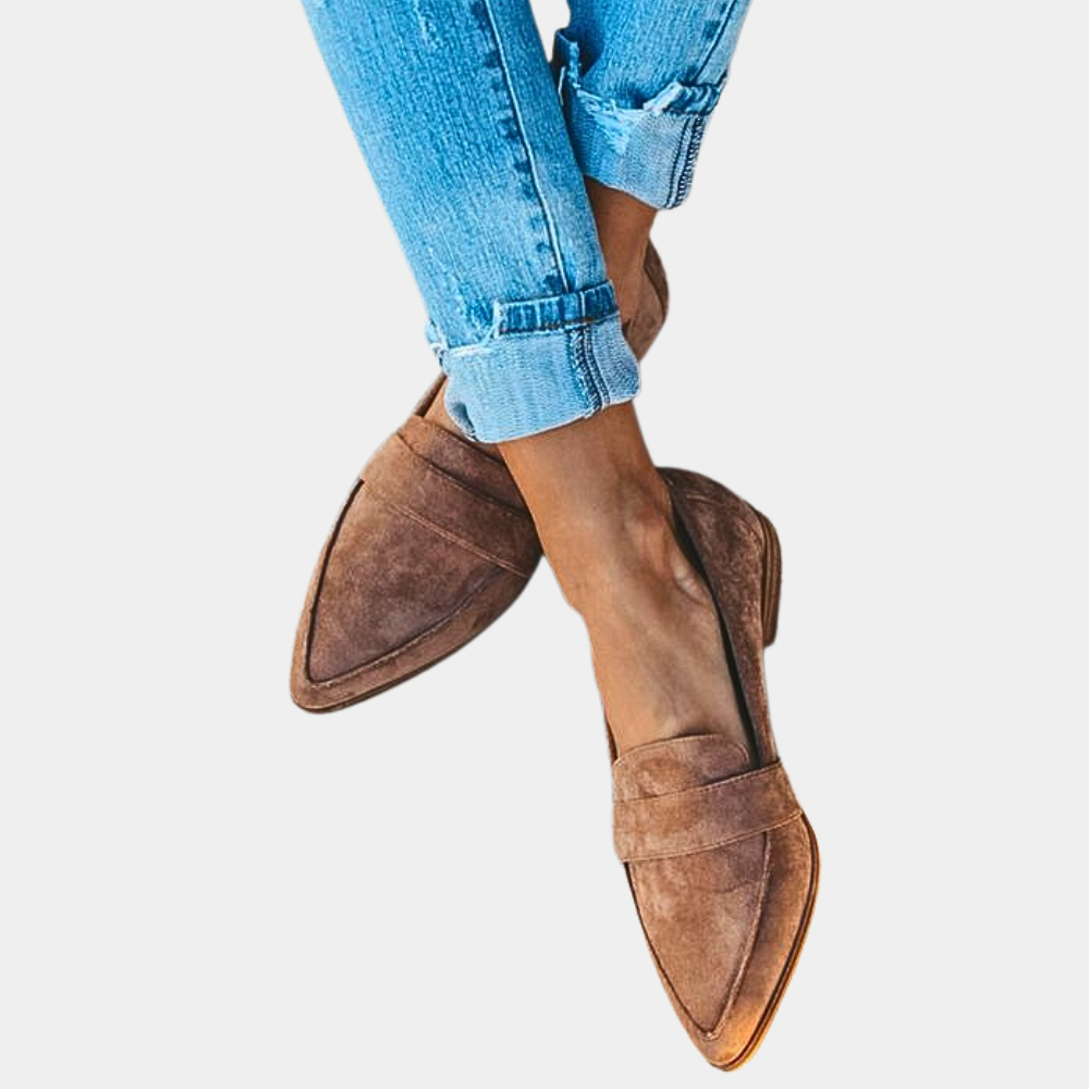 Damen Loafer im Wildleder-Look 2