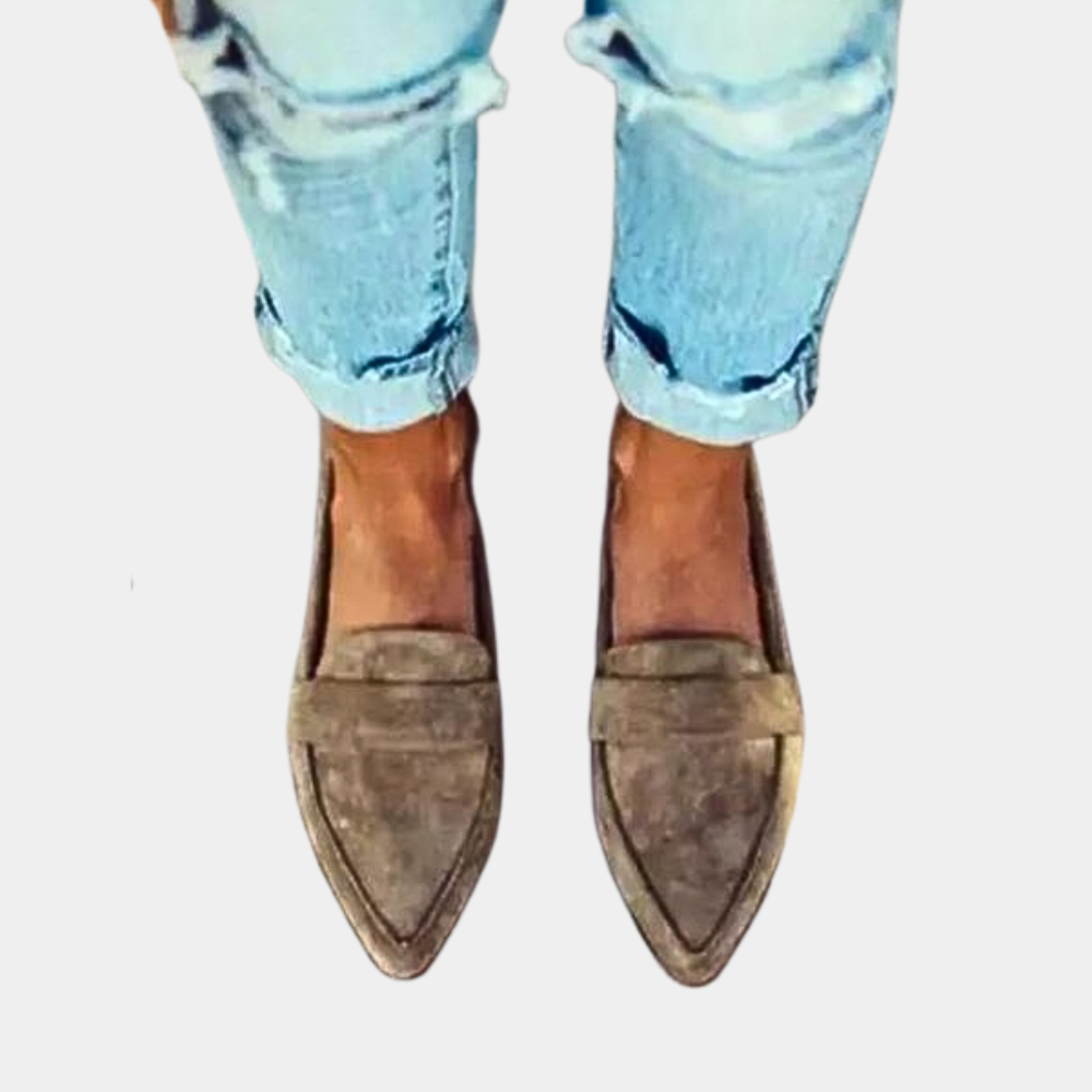 Damen Loafer im Wildleder-Look 4