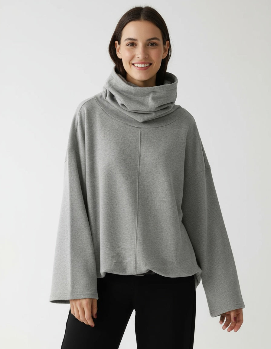 Damen Rollkragenpullover mit entspannter Silhouette 3