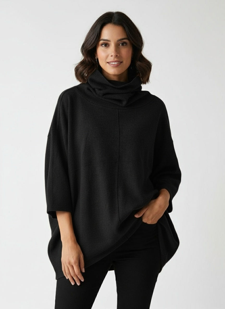 Damen Rollkragenpullover mit entspannter Silhouette 4