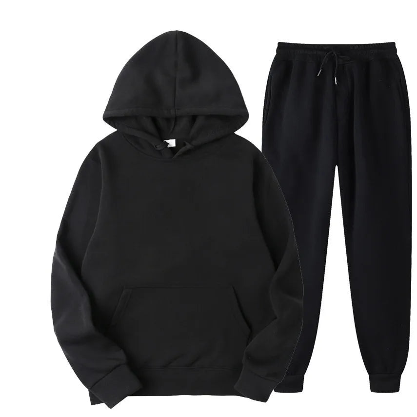 Damen Sportset mit Hoodie und Hose für Freizeit und Training 2