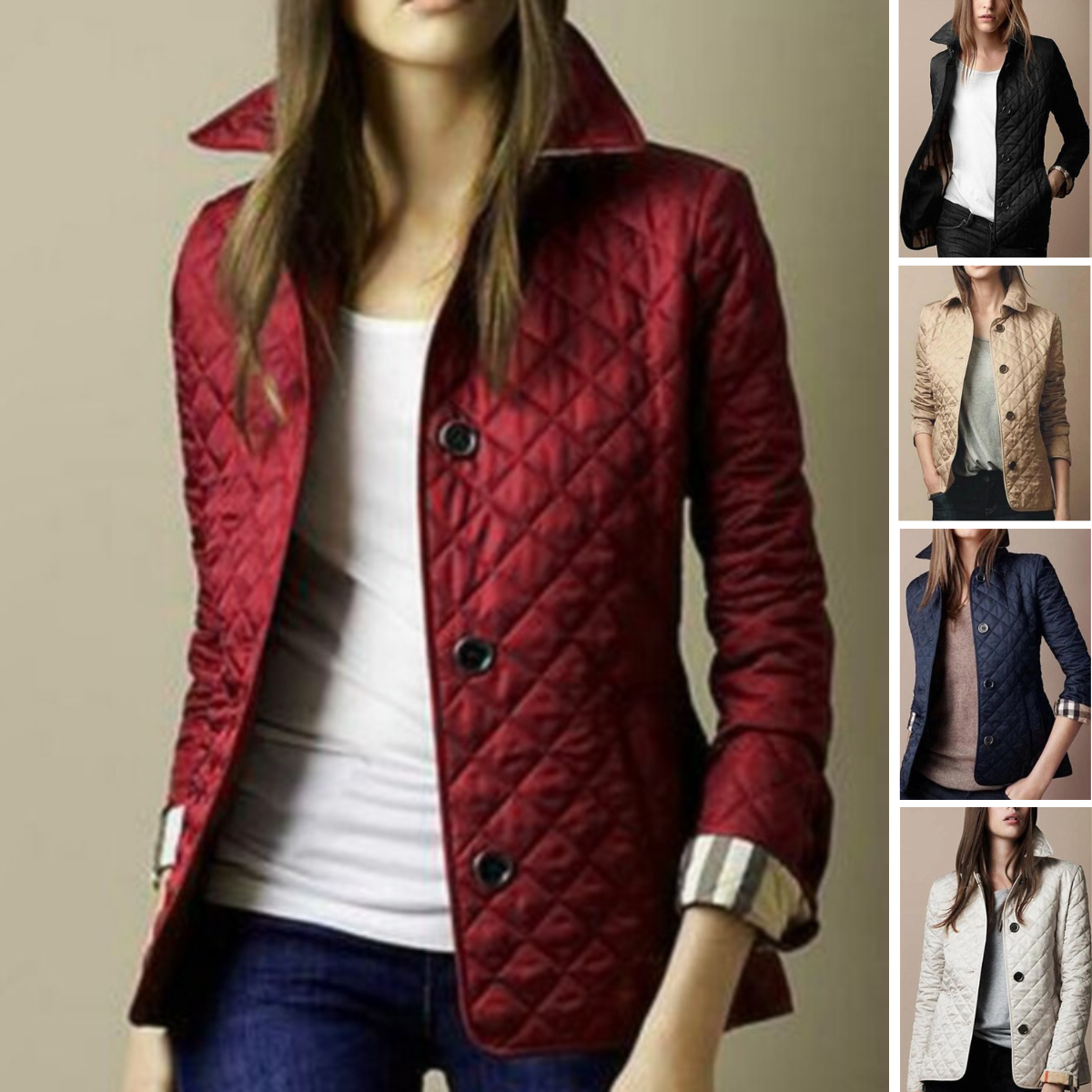 Damen Steppjacke mit Elegantem Design für Stil und Komfort 1