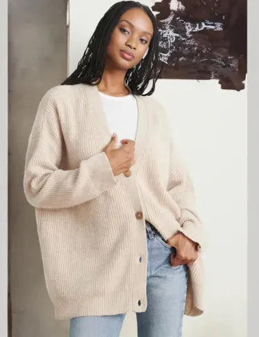 Damen Strickjacke V-Ausschnitt Cardigan für Elegante Outfits 10