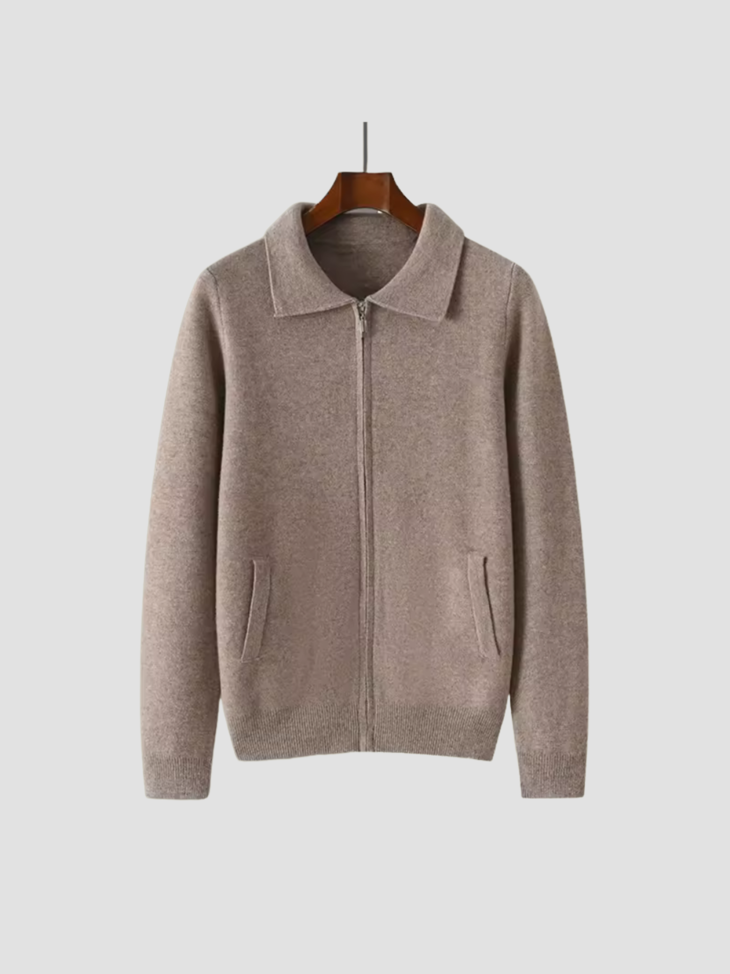 Damen Strickjacke mit Reißverschluss 0