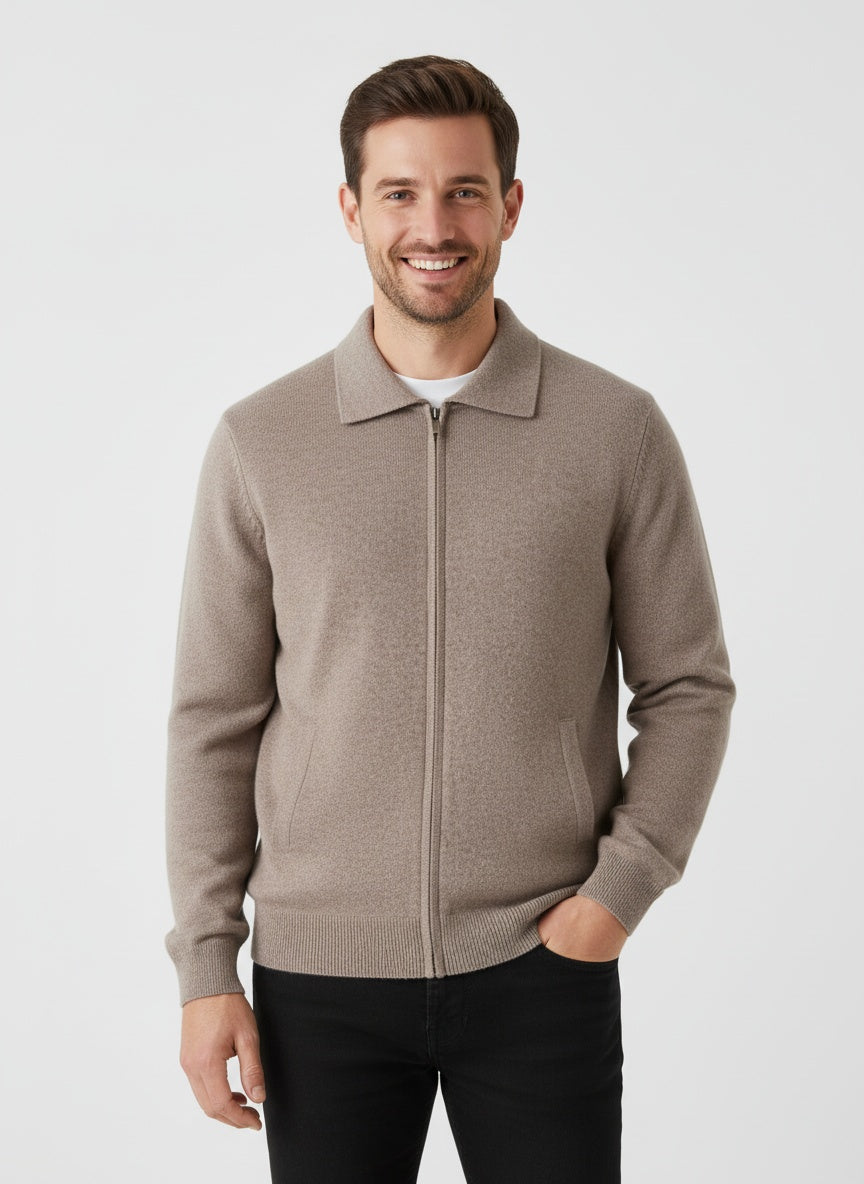 Damen Strickjacke mit Reißverschluss 1