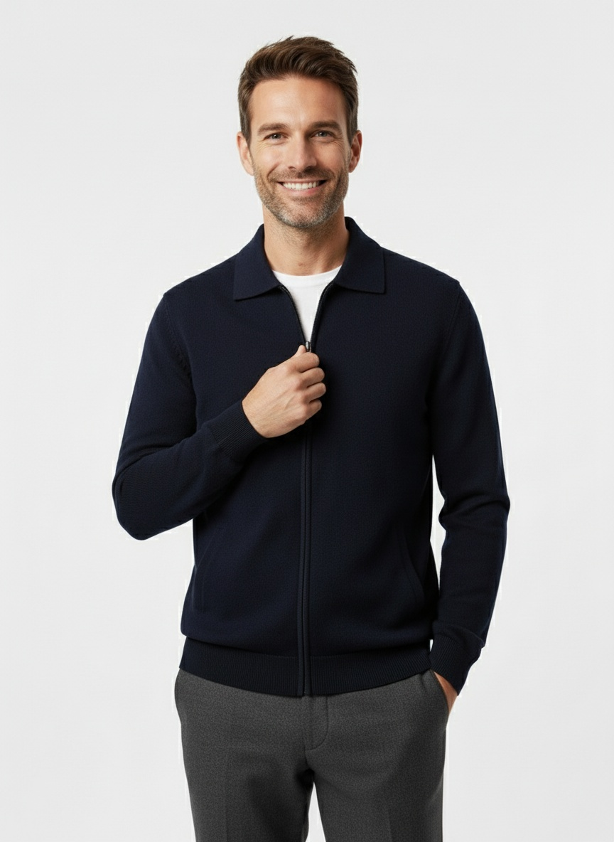 Damen Strickjacke mit Reißverschluss 3