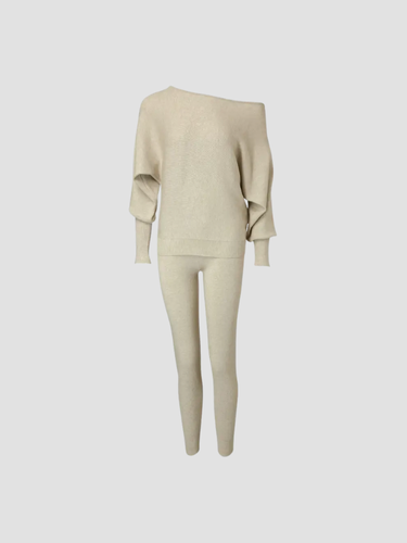 Damen Strickset Pullover und Leggings 0