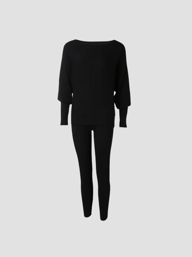 Damen Strickset Pullover und Leggings 2