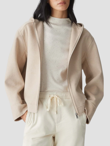 Damen Sweatshirt mit Reißverschluss 1