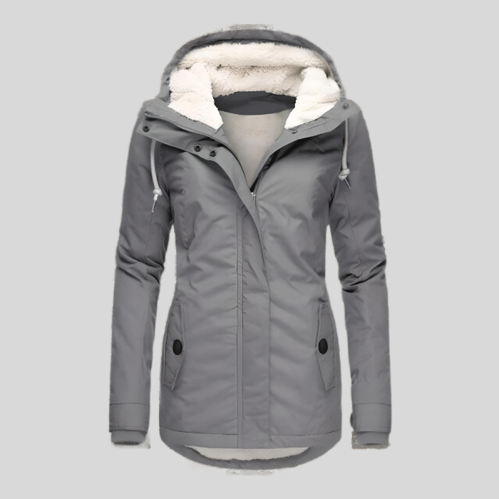 Damen Winterjacke mit Fleece-Futter für kalte Tage 0
