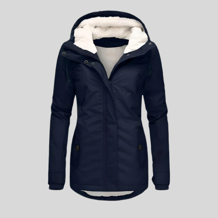 Damen Winterjacke mit Fleece-Futter für kalte Tage 2