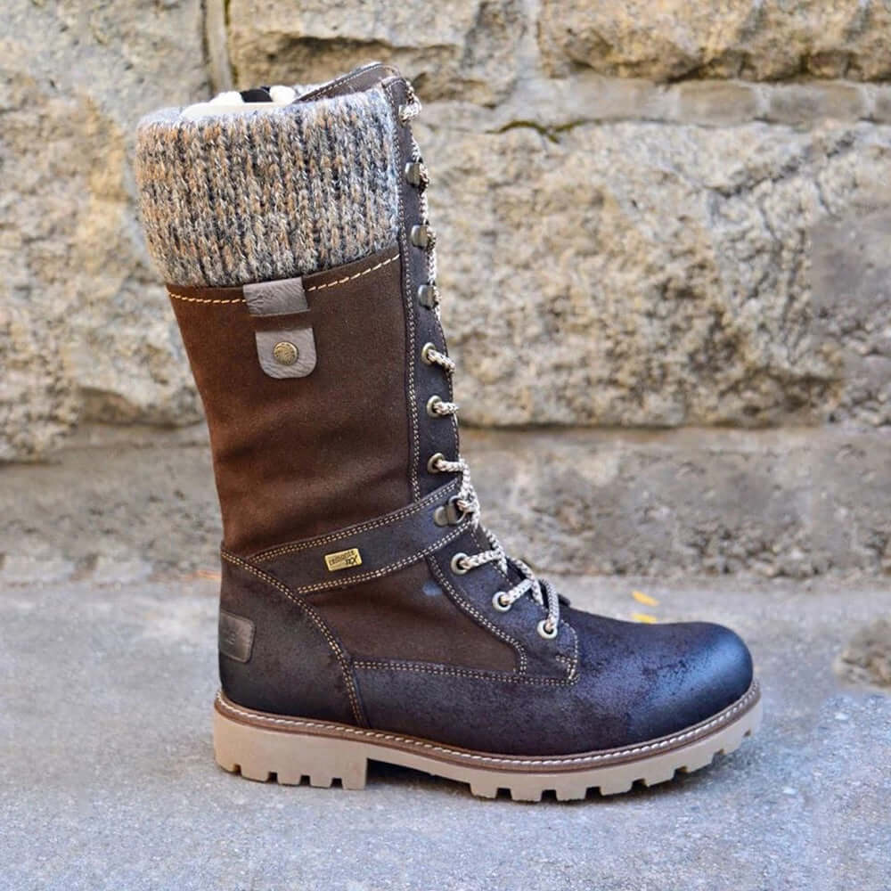 Damen Winterstiefel mit rutschfester Sohle 2