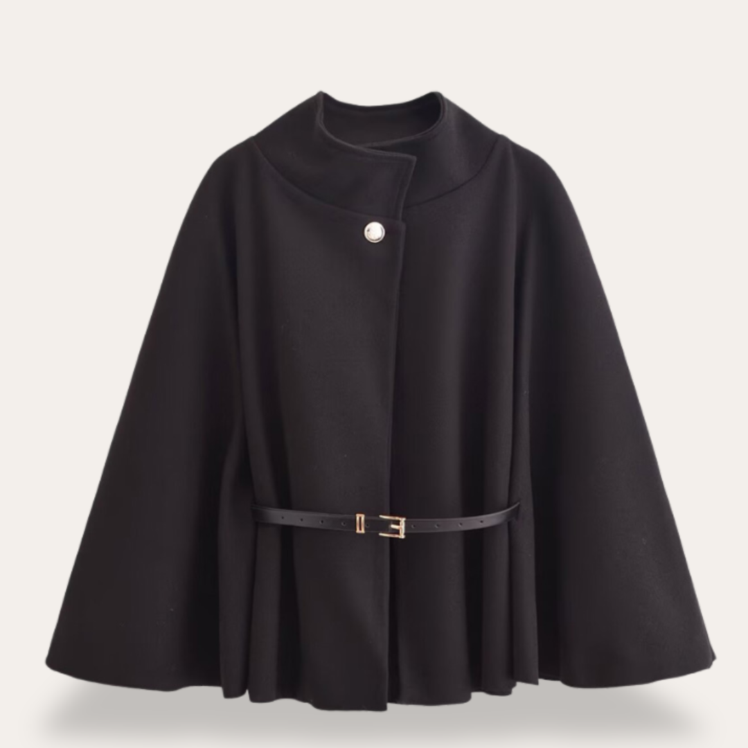 Damen Woll Cape Mantel 0