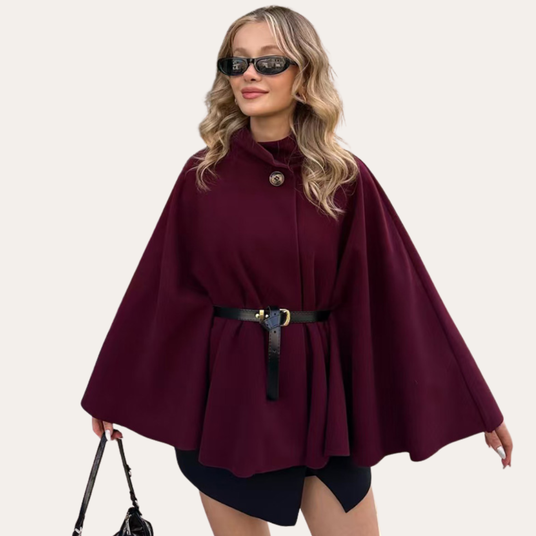 Damen Woll Cape Mantel 1