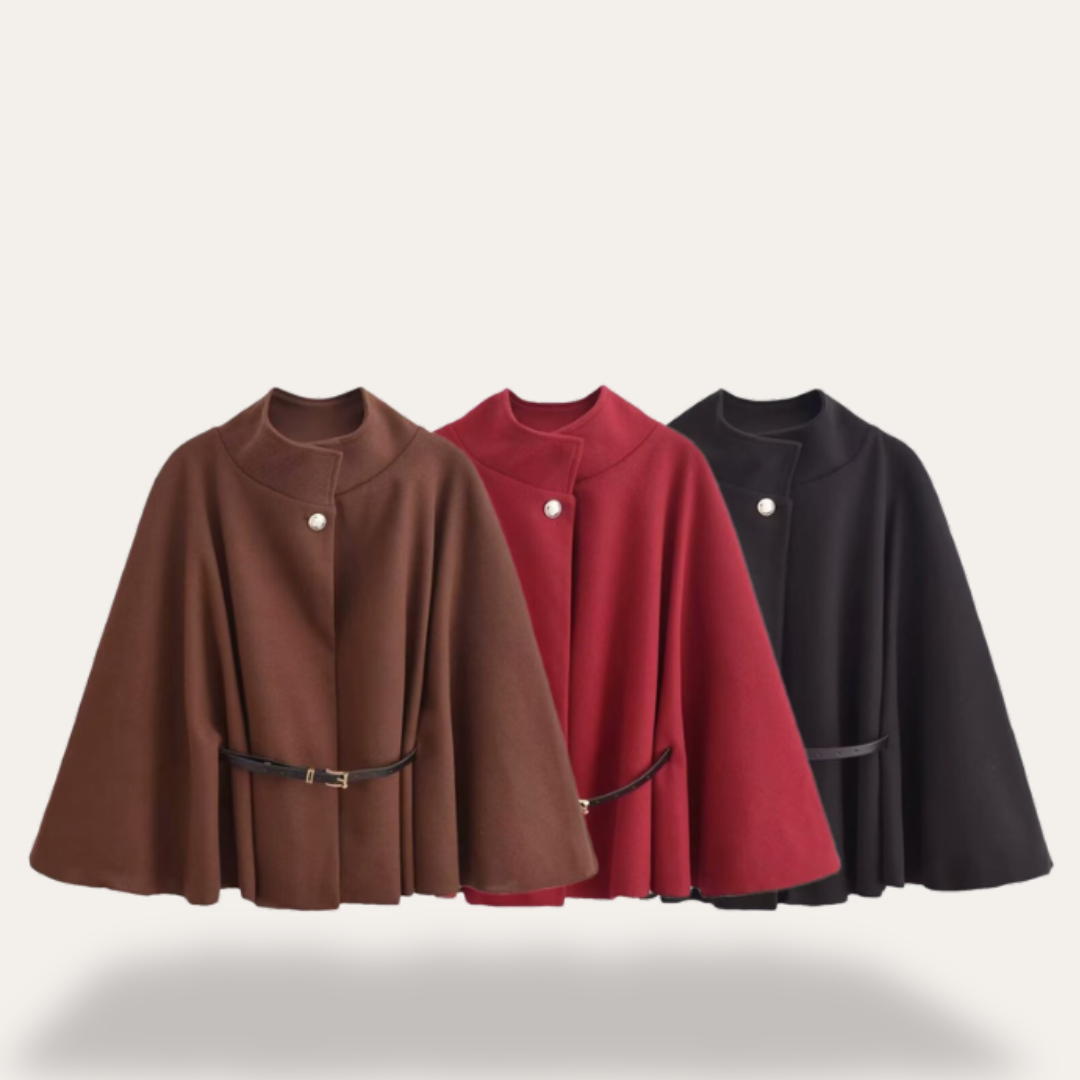 Damen Woll Cape Mantel 3