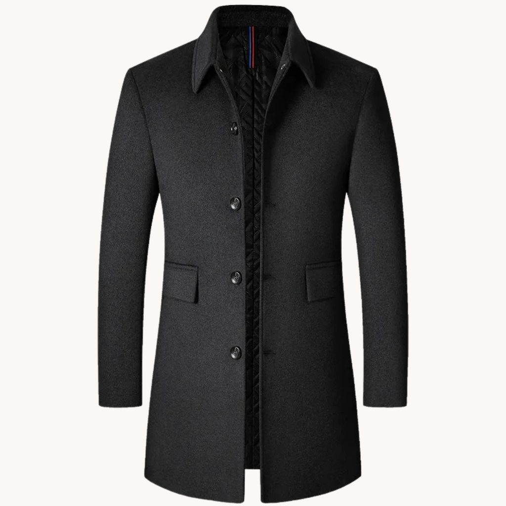 Damen Wollmantel im Römischen Stil für Elegante Anlässe 1