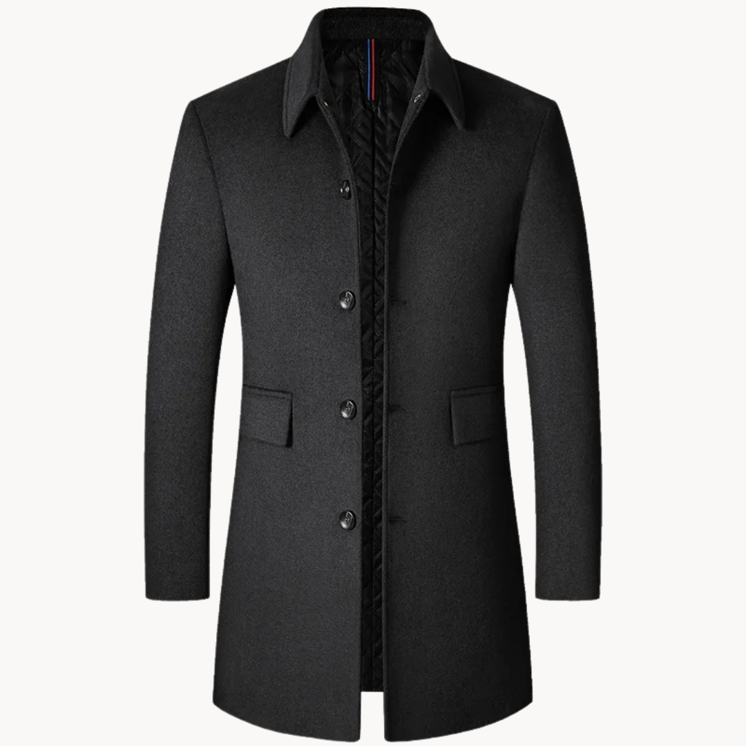 Damen Wollmantel im Römischen Stil für Elegante Anlässe 1