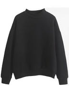 Damenpullover Übergroß Rundhals für Lässige Outfits 0