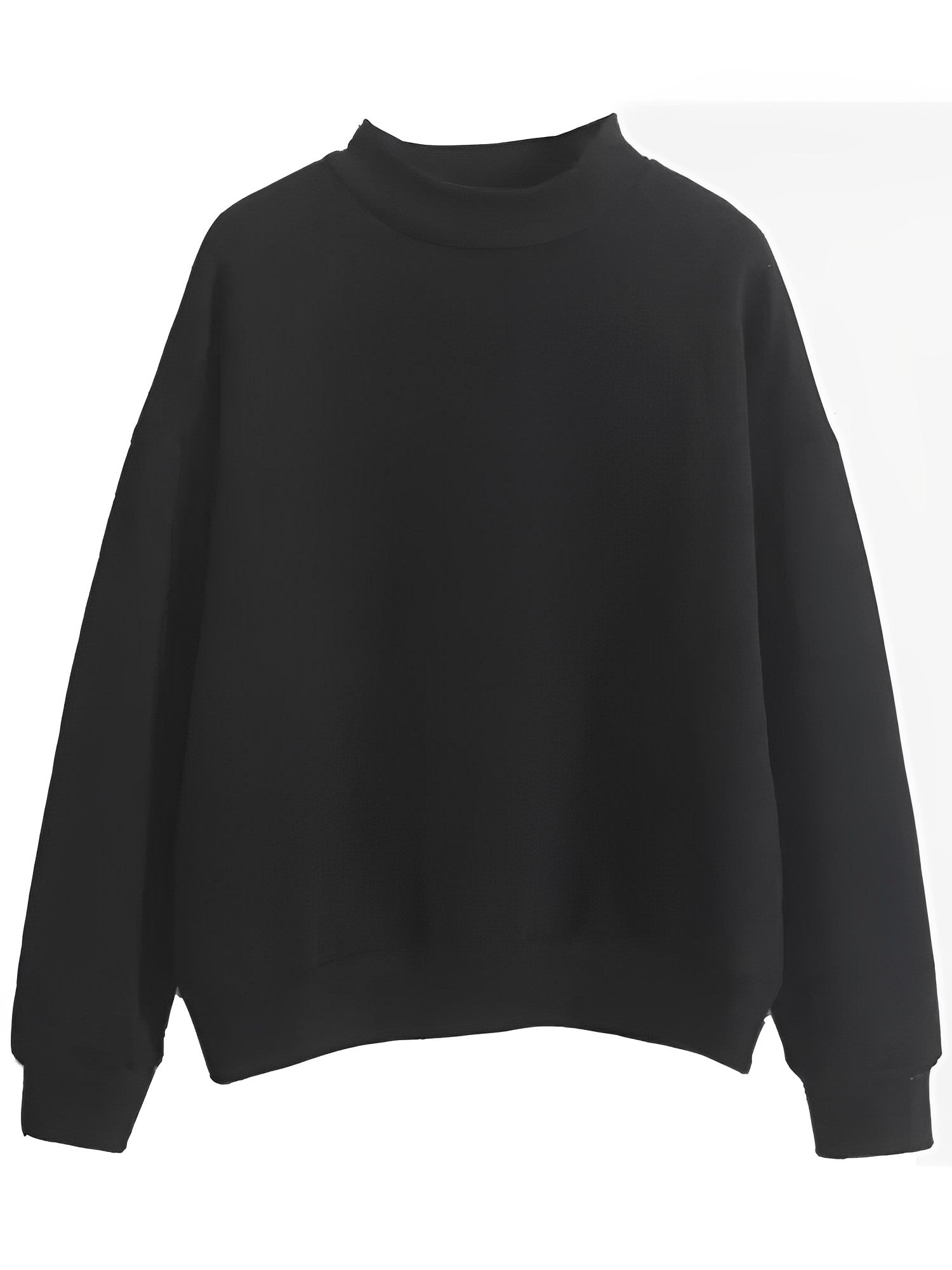Damenpullover Übergroß Rundhals für Lässige Outfits 0