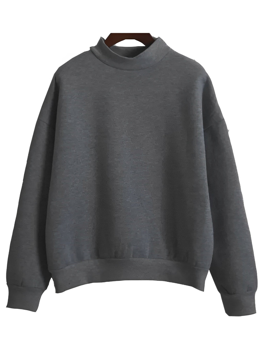 Damenpullover Übergroß Rundhals für Lässige Outfits 2