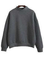 Damenpullover Übergroß Rundhals für Lässige Outfits 2