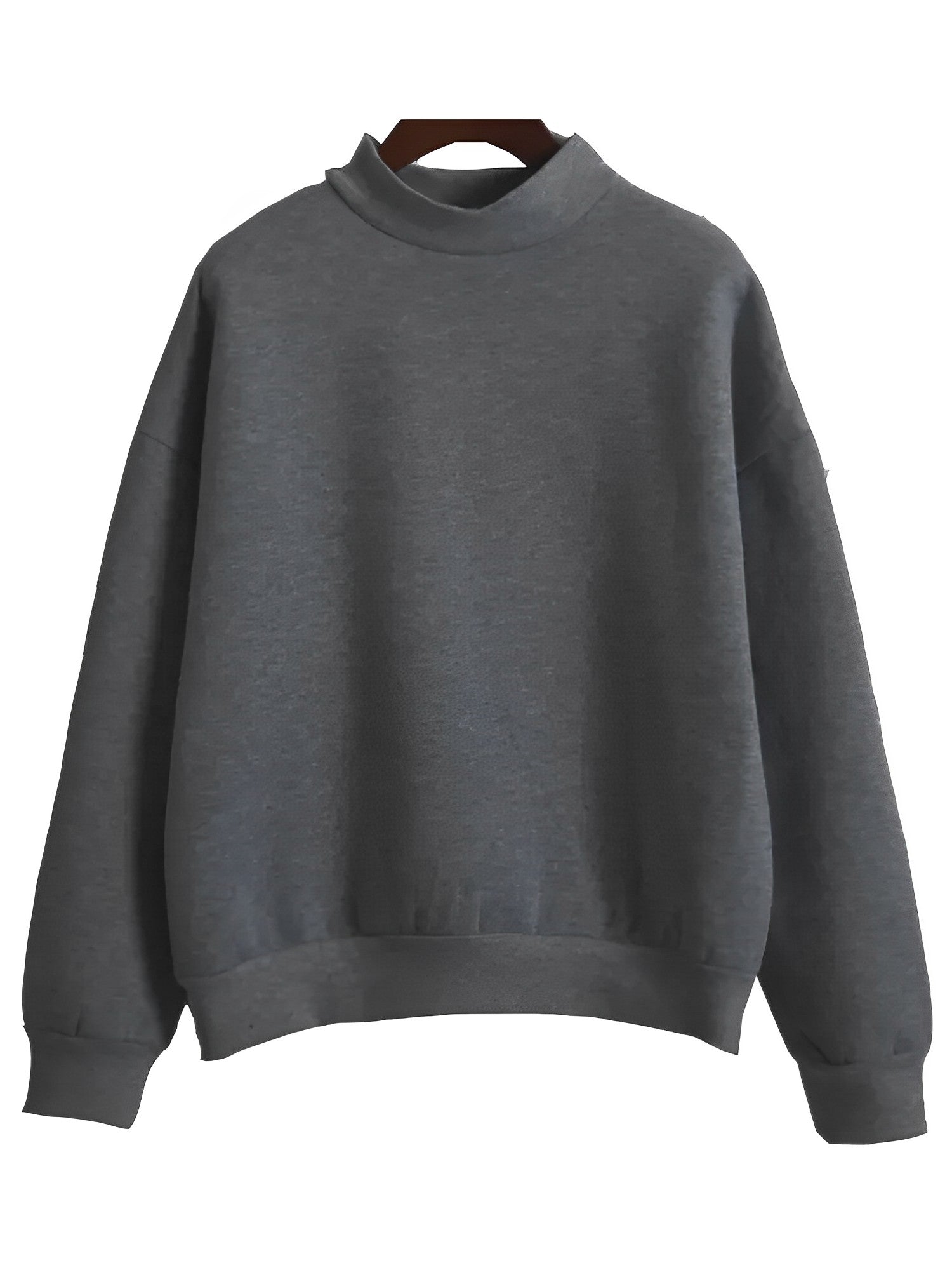 Damenpullover Übergroß Rundhals für Lässige Outfits 2