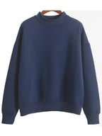 Damenpullover Übergroß Rundhals für Lässige Outfits 7