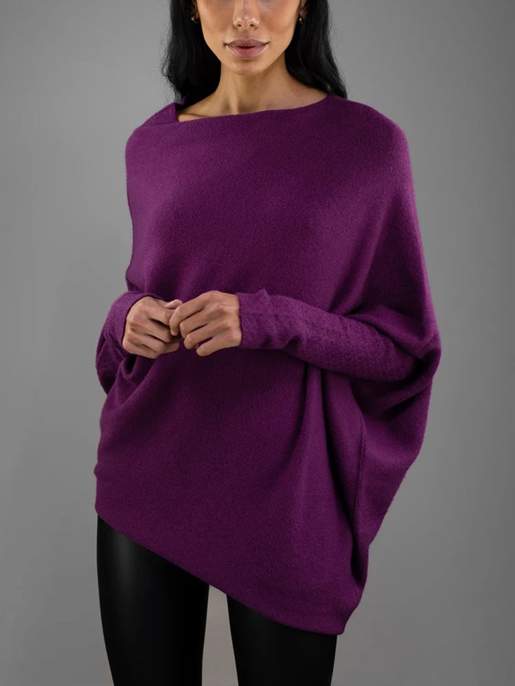 Damenpullover mit Offener Schulterlinie – Stilvoller Strickpullover 11