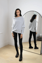 Damenpullover mit Offener Schulterlinie – Stilvoller Strickpullover 6