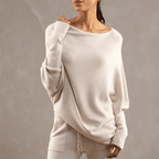 Damenpullover mit Offener Schulterlinie – Stilvoller Strickpullover 9
