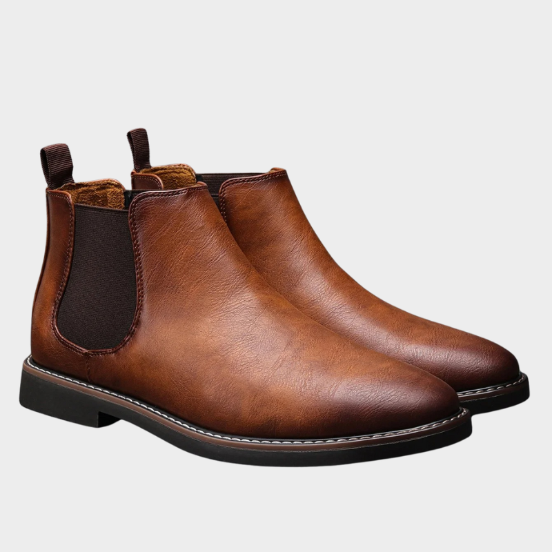 Elegant Chelsea Boots for Men Made of High-Quality Leather