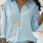 Elegante Chiffonbluse für Frauen