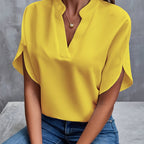 Elegant women's blouse made of cotton blend