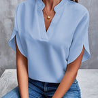 Elegant women's blouse made of cotton blend