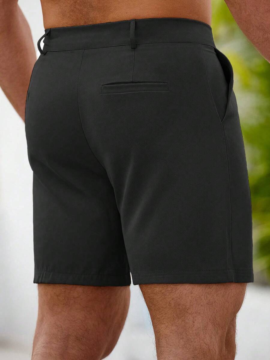 Elegant Straight Shorts Made of Lightweight Fabric for Stylish Occasions
