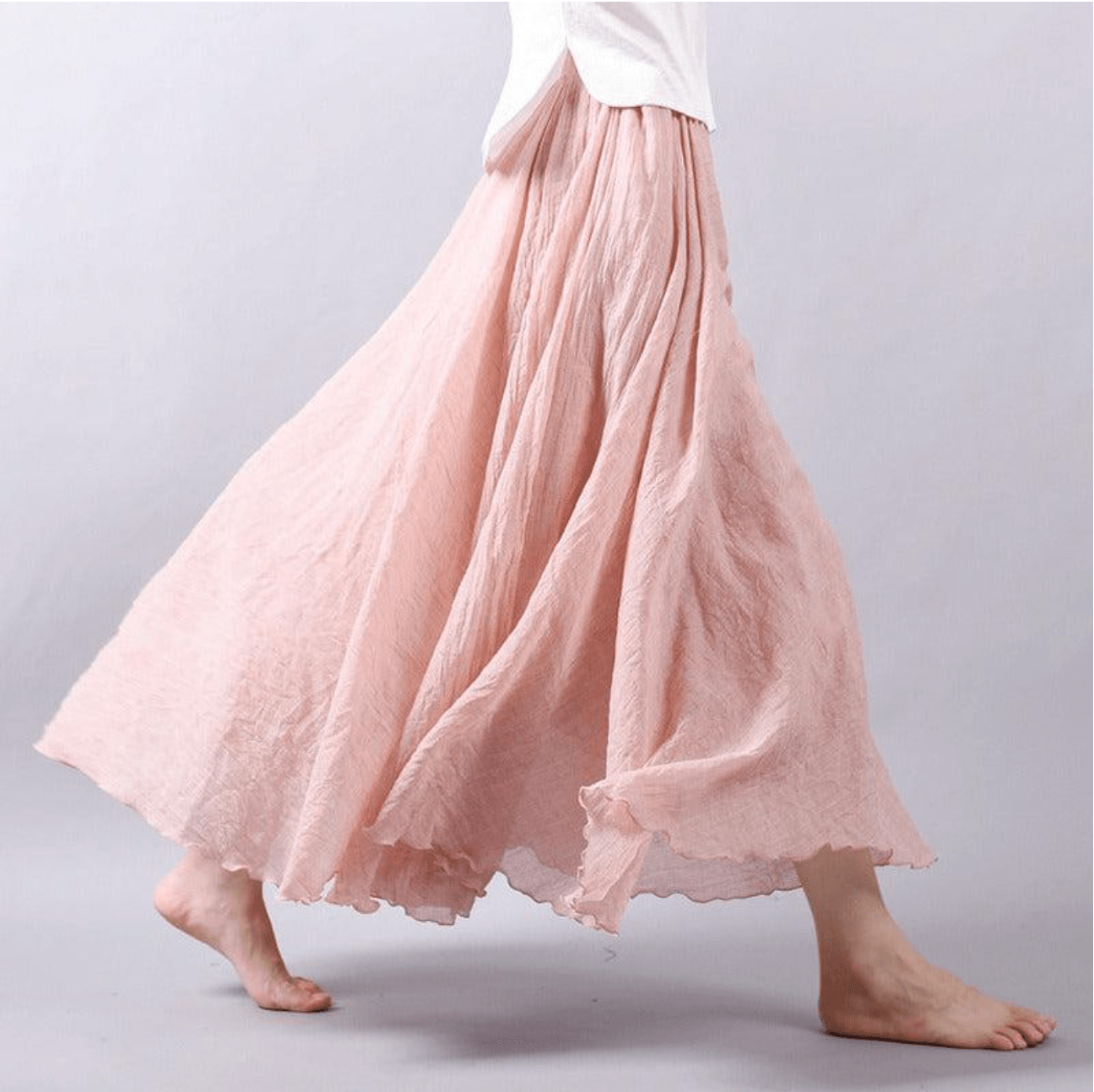 Elegant linen dress for women