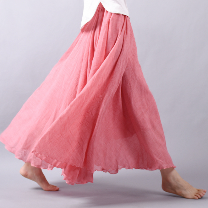 Elegant linen dress for women