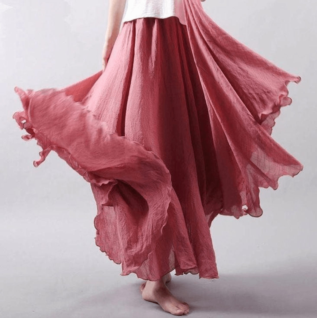 Elegant linen dress for women