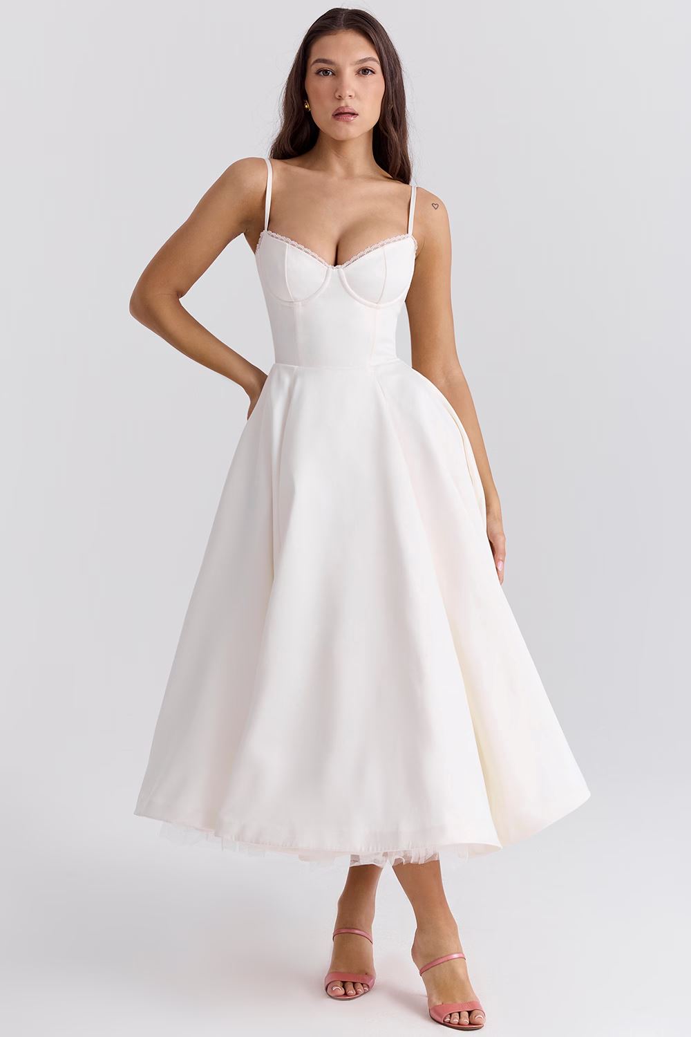 Elegant women's dress for wedding guests
