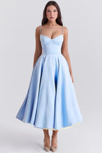 Elegant women's dress for wedding guests