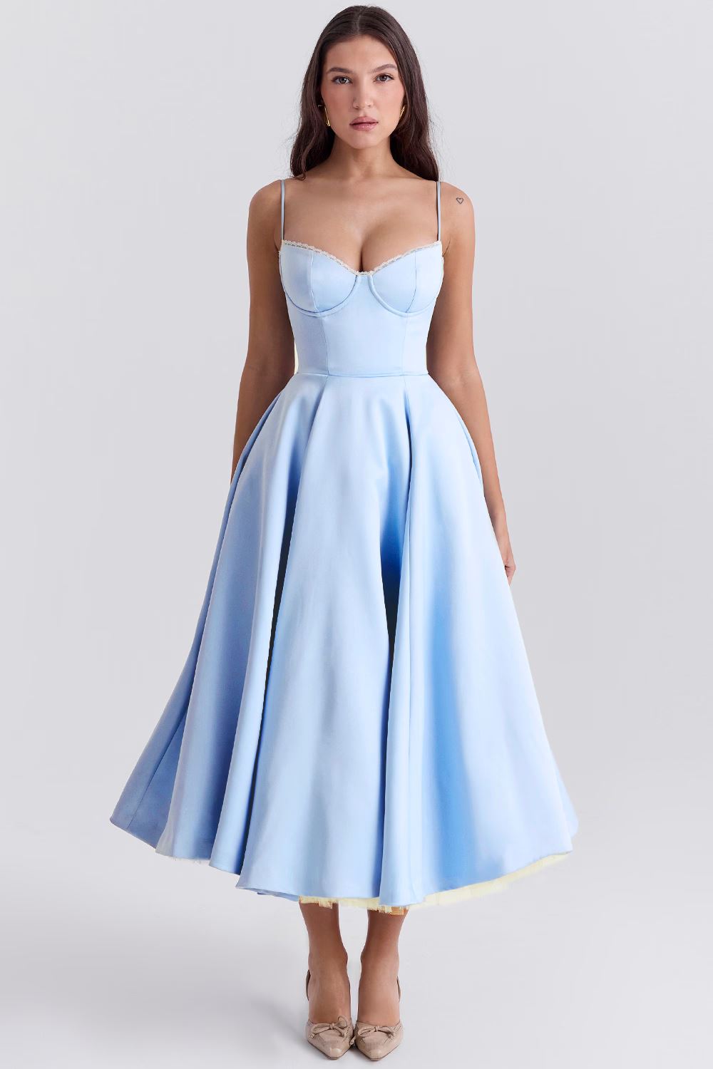 Elegant women's dress for wedding guests