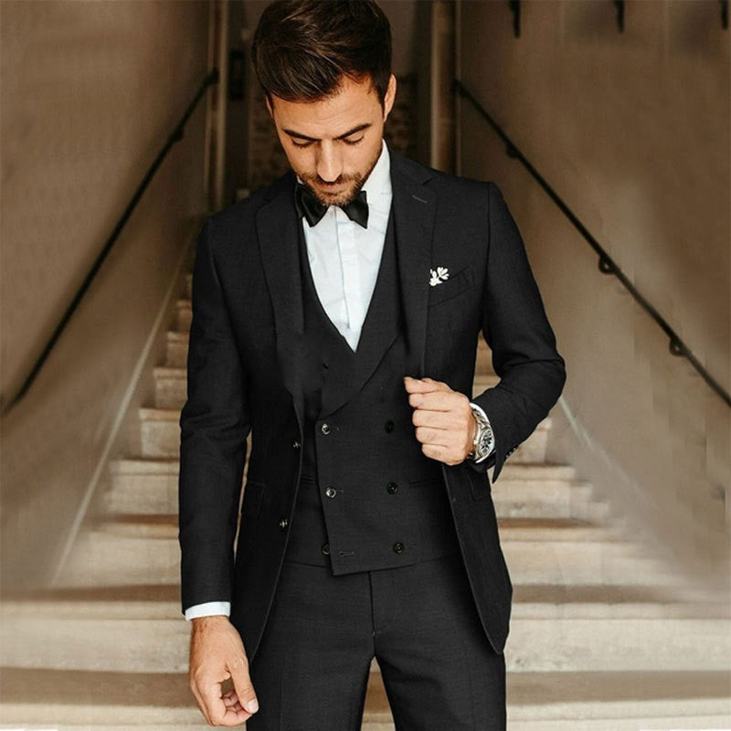 Herren 3-teiliger Anzug für elegante Anlässe 0