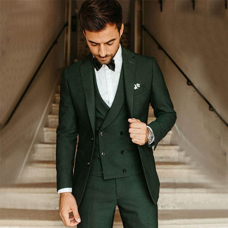 Herren 3-teiliger Anzug für elegante Anlässe 2