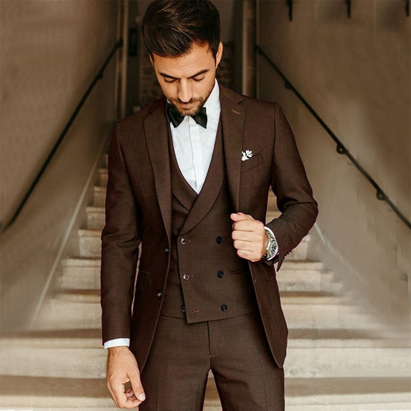 Herren 3-teiliger Anzug für elegante Anlässe 3