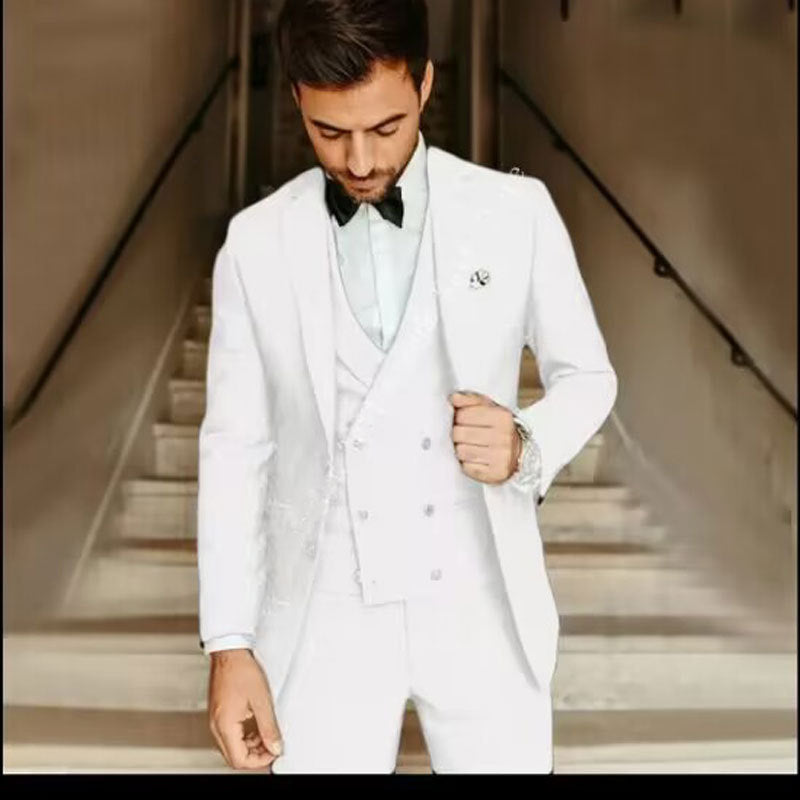 Herren 3-teiliger Anzug für elegante Anlässe 4