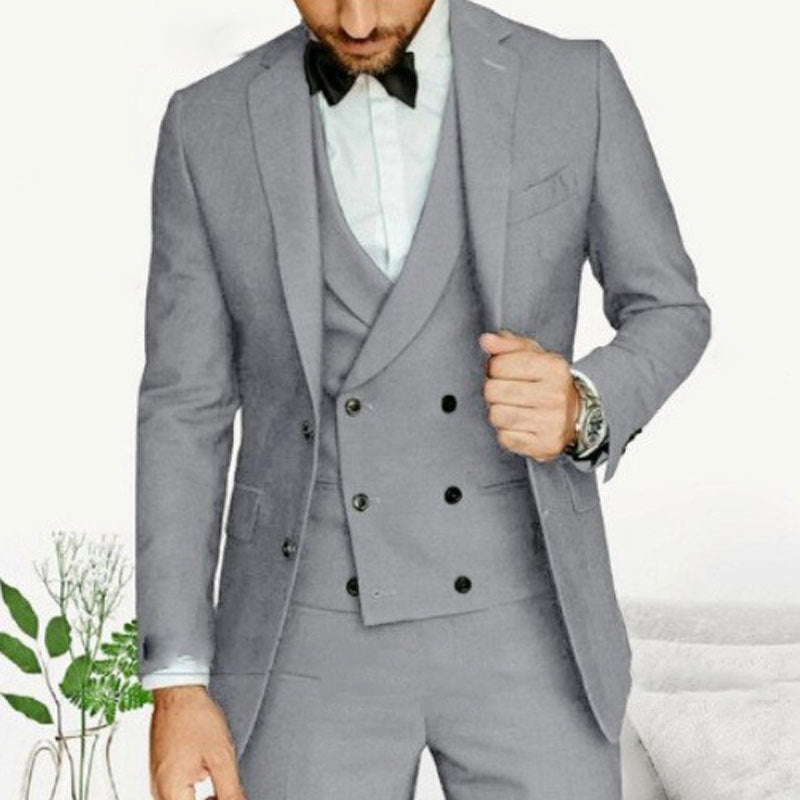 Herren 3-teiliger Anzug für elegante Anlässe 5