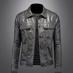 Herren Bikerjacke aus PU-Leder – Stilvolle Jacke für Freizeit und Motorrad 2