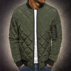 Herren Bomberjacke Klassisch Gesteppte Jacke für Freizeit 3