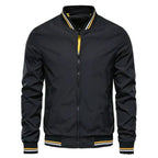 Herren Bomberjacke Sportlich Elegante Jacke für Freizeit 6